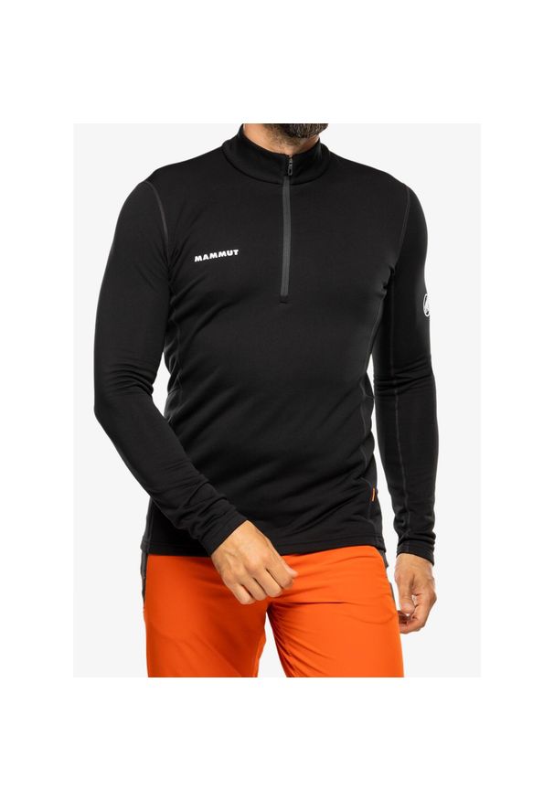 Bluza trekkingowa męska Mammut Aenergy ML Half Zip Pull. Kolor: czarny