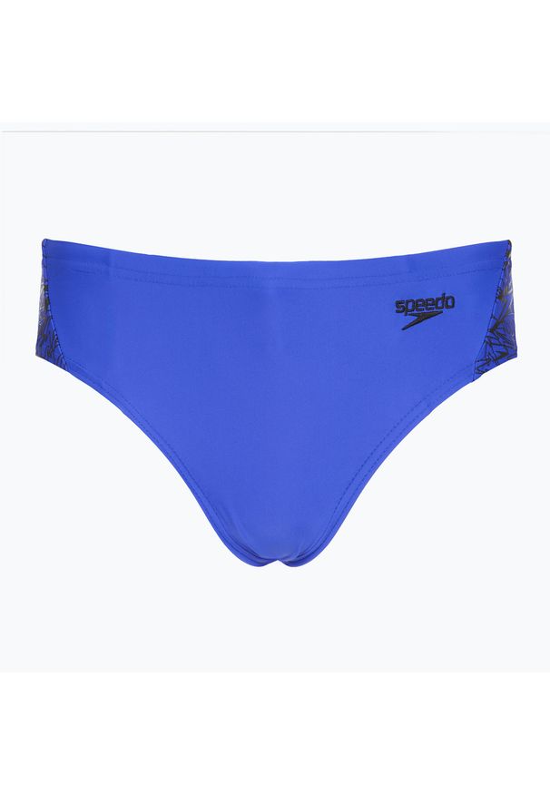 Slipy pływackie dziecięce Speedo Boom Splice 6.5 cm Brief. Kolor: niebieski