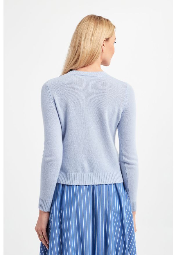 Weekend Max Mara - Sweter kaszmirowy Agami WEEKEND MAX MARA. Materiał: kaszmir. Wzór: napisy