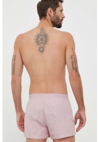 BOSS szorty kąpielowe kolor różowy. Kolor: różowy #4