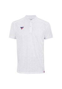 TECNIFIBRE - Polo Tecnifibre Team Mesh. Typ kołnierza: polo. Kolor: biały. Materiał: mesh. Sport: tenis #1