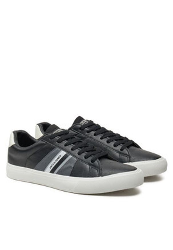Jack & Jones - Jack&Jones Sneakersy 12257789 Czarny. Kolor: czarny. Materiał: skóra