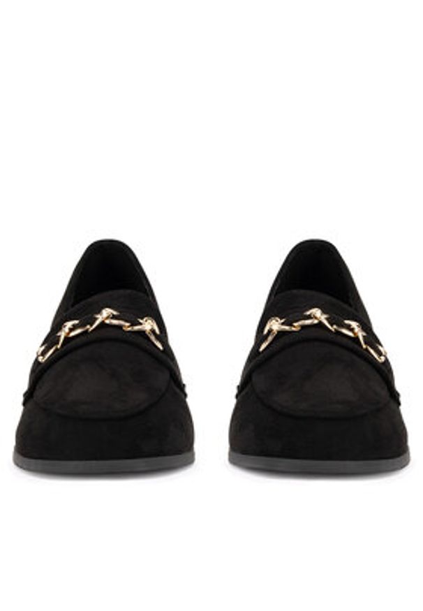 DeeZee Loafersy WSS270205-06 Czarny. Kolor: czarny. Materiał: materiał