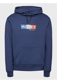 Millet Bluza M100 Sweat Hoodie M Miv9857 Granatowy Regular Fit. Kolor: niebieski. Materiał: bawełna