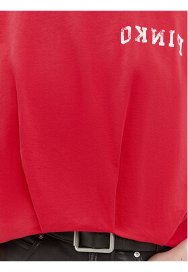 Pinko - PINKO T-Shirt Torrone 104257 Różowy Regular Fit. Kolor: różowy. Materiał: bawełna