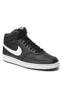 Nike Sneakersy Court Vision Mid Nn DN3577 001 Czarny. Kolor: czarny. Materiał: skóra. Model: Nike Court #2