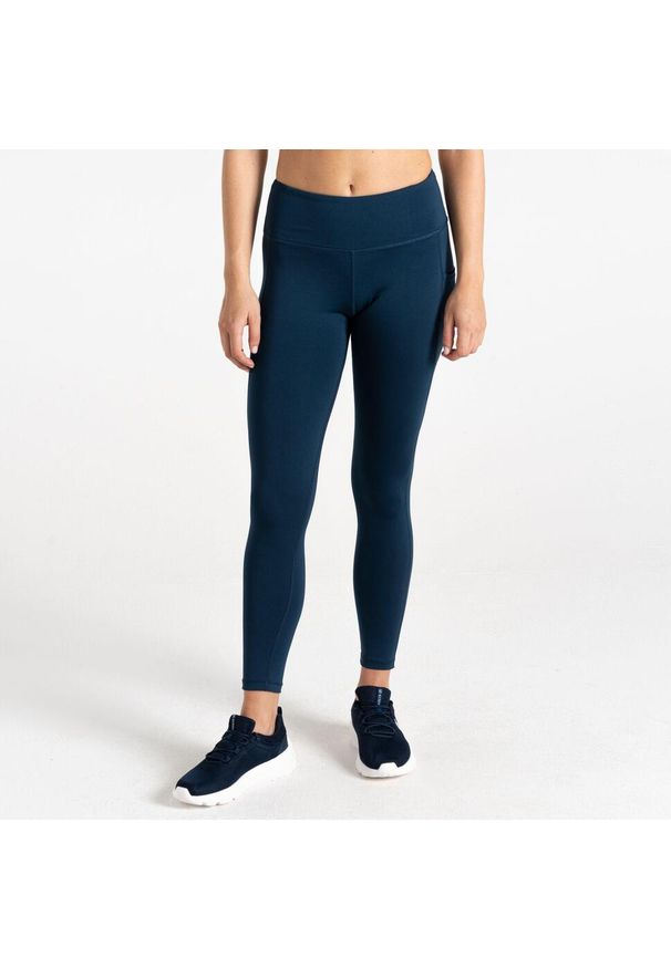 DARE 2B - Legginsy turystyczne damskie Influential. Kolor: zielony, wielokolorowy, brązowy. Materiał: materiał, poliester