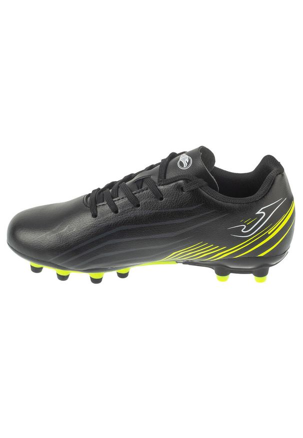 Joma - Buty piłkarskie korki chłopięce, Propulsion Jr 25 PRJW FG. Kolor: czarny. Sport: piłka nożna