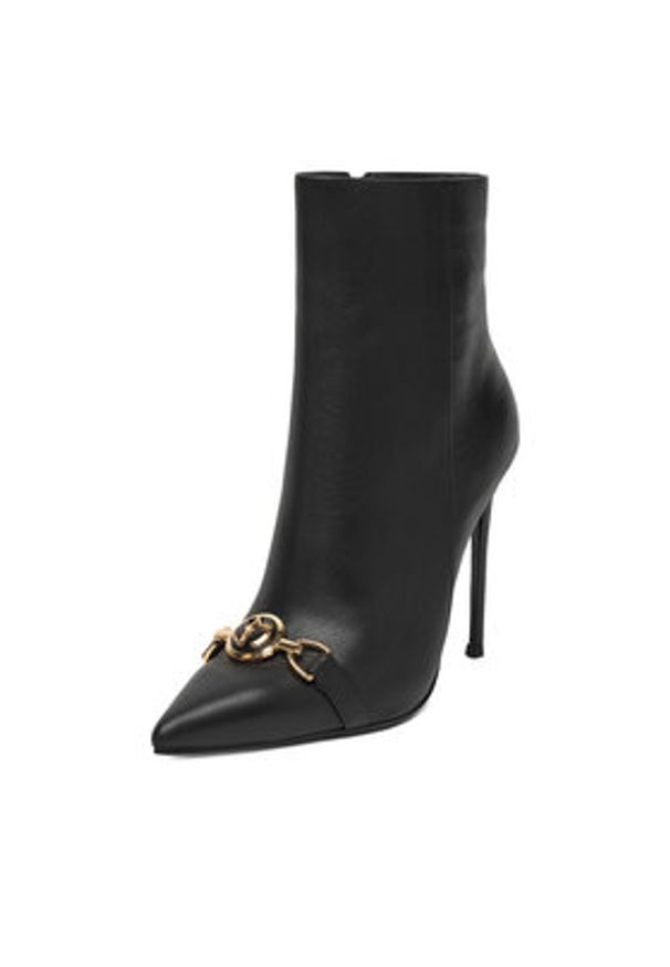 Eva Minge Botki EO-LANA-771X-227 Czarny. Kolor: czarny. Materiał: skóra