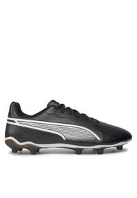 Puma Buty do piłki nożnej King Match Fg/Ag Jr 107573 01 Czarny. Kolor: czarny. Materiał: skóra