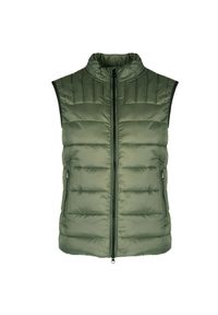 Geox Bezrękawnik "Dennie" | M9428JT2501 | M Dennie Vest | Mężczyzna | Wojskowa Zieleń. Typ kołnierza: kołnierzyk stójkowy. Materiał: nylon. Długość rękawa: bez rękawów. Styl: militarny