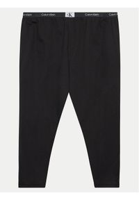 Calvin Klein Underwear Spodnie dresowe 000QS6960E Czarny Regular Fit. Kolor: czarny. Materiał: bawełna