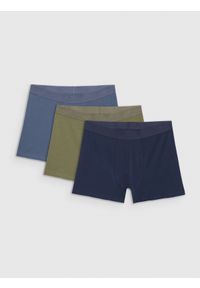 4f - 4F Bielizna bokserki (3-pack) męskie - multikolor M. Kolor: wielokolorowy. Materiał: guma, bawełna, elastan #1