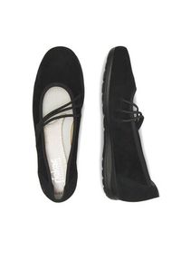 Rieker Półbuty L9369-00 Czarny. Kolor: czarny. Materiał: nubuk, skóra #4