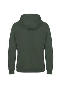 AWDIS - Męska Bluza Z Kapturem Just Hoods Graduate Heavyweight Hoodie. Typ kołnierza: kaptur. Kolor: zielony