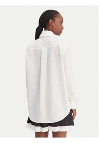 Karl Lagerfeld - KARL LAGERFELD Koszula B1W11002 Biały Relaxed Fit. Typ kołnierza: dekolt w karo. Kolor: biały. Materiał: bawełna #2