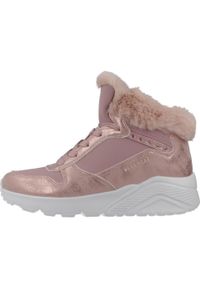 skechers - Adidasy Skechers Uno Lite - Comfurt C, Dzieci. Kolor: różowy. Materiał: tkanina, syntetyk