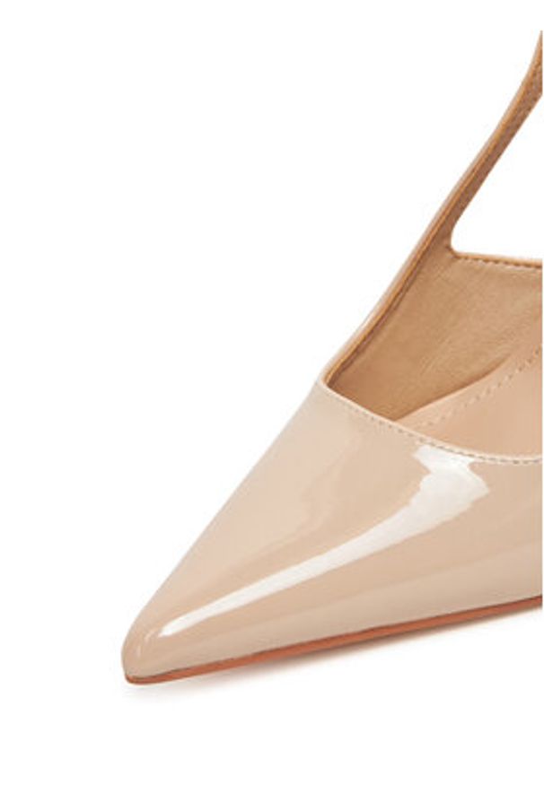 DeeZee Szpilki Q96229-5 Beżowy. Kolor: beżowy. Materiał: syntetyk, materiał. Obcas: na szpilce