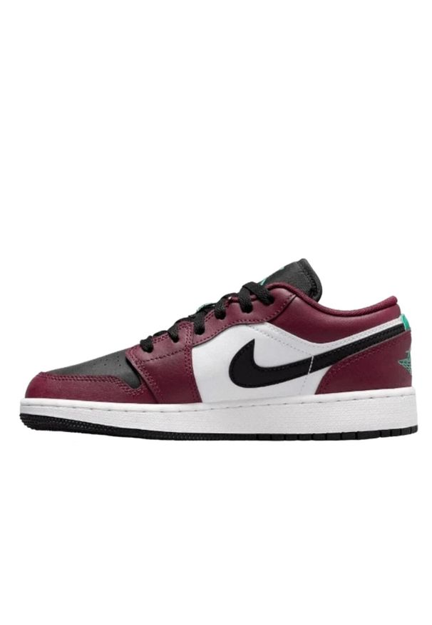 Buty do chodzenia unisex Air Jordan 1 Low SE Dark Beetroot Black Roma Green. Kolor: czerwony, biały. Sport: turystyka piesza
