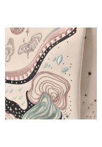 Beżowa Torebka Anekke Elegancka Listonoszka Damska. Kolor: beżowy. Wzór: aplikacja. Dodatki: z aplikacjami. Materiał: skórzane. Styl: elegancki. Rodzaj torebki: na ramię #6