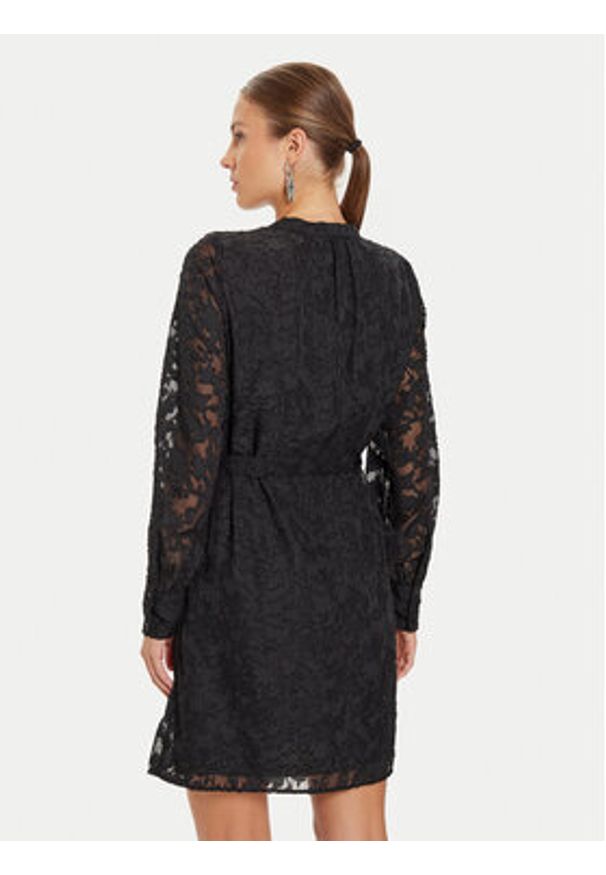 Vila Sukienka koktajlowa Flema 14096983 Czarny Regular Fit. Kolor: czarny. Materiał: syntetyk. Styl: wizytowy