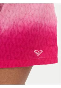 Roxy Szorty materiałowe ERJX603505 Różowy ciemny Regular Fit. Kolor: różowy. Materiał: bawełna #3