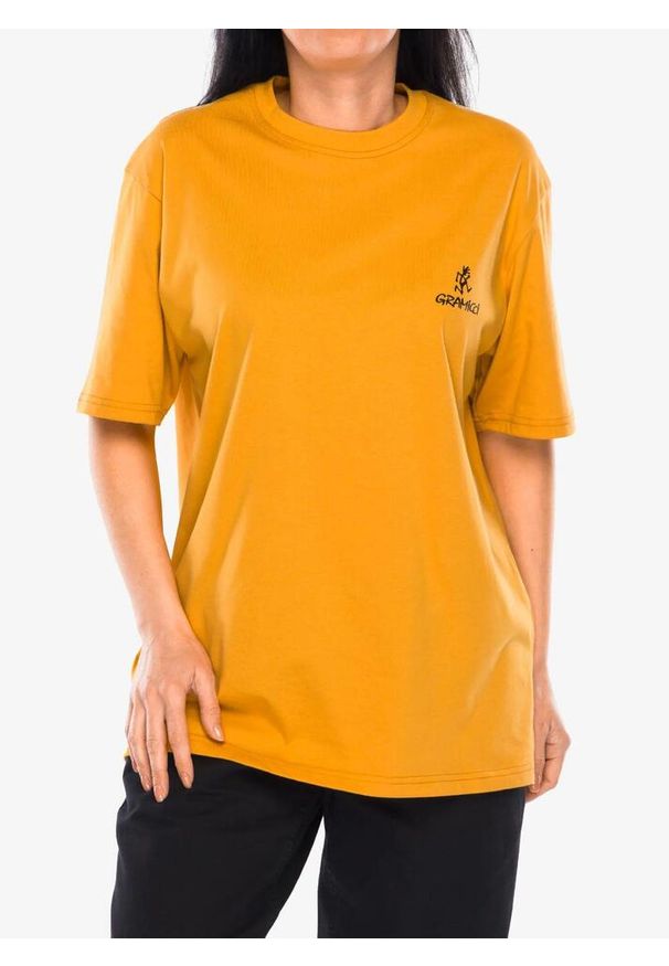Koszulka Gramicci One Point Logo Tee. Kolor: żółty