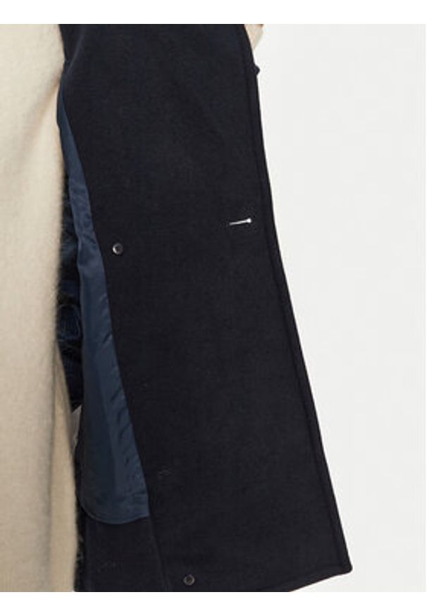 Tommy Jeans Płaszcz przejściowy DW0DW19752 Granatowy Regular Fit. Kolor: niebieski. Materiał: syntetyk