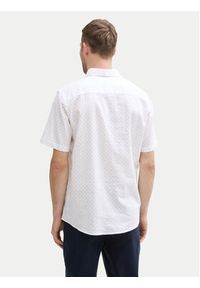 Tom Tailor Koszula 1045099 Biały Regular Fit. Kolor: biały. Materiał: bawełna