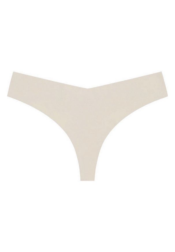 Intica - Stringi bezszwowe niewidoczne pod ubraniami Lala. Kolor: beżowy. Materiał: materiał, skóra