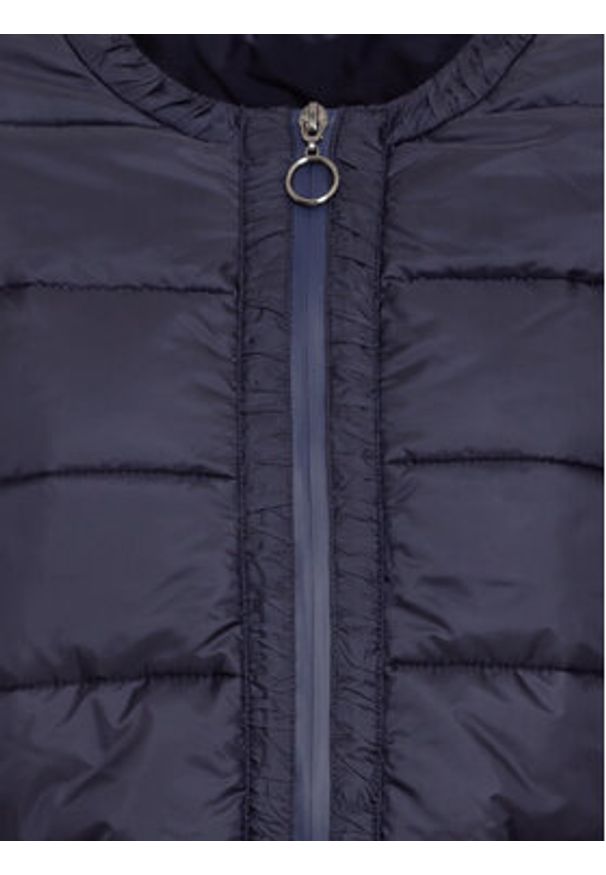 Olsen Kurtka bomber 15001401 Granatowy Regular Fit. Kolor: niebieski. Materiał: bawełna