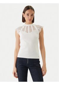 Morgan Bluzka 222-DEMANE Biały Regular Fit. Kolor: biały. Materiał: wiskoza #1