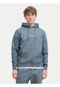 Jack & Jones - Jack&Jones Bluza Soho 12278789 Niebieski Relaxed Fit. Kolor: niebieski. Materiał: bawełna