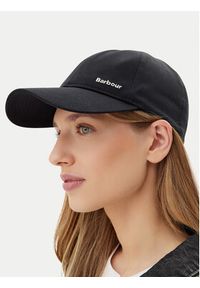 Barbour Czapka z daszkiem Olivia Sports LHA0493BK51 Czarny. Kolor: czarny. Materiał: bawełna, materiał #4