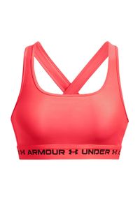 Stanik fitness Under Armour Crossback Mid. Kolor: czarny. Sport: fitness