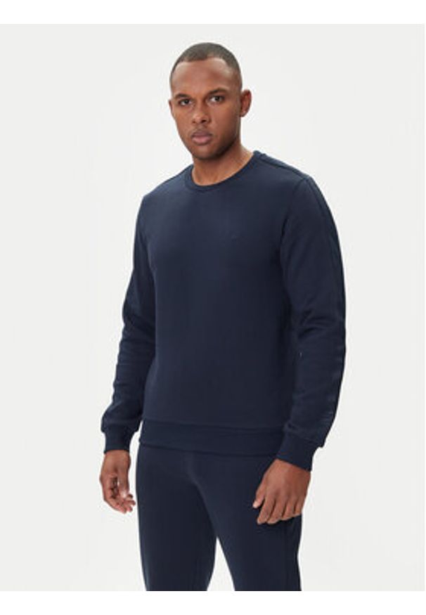 Emporio Armani Underwear Dres EM001922 AF14976 UB102 Granatowy Regular Fit. Kolor: niebieski. Materiał: bawełna