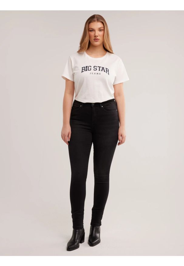 Big-Star - Jeansy damskie skinny ciemnoszare Ariana 896. Kolor: szary. Styl: klasyczny
