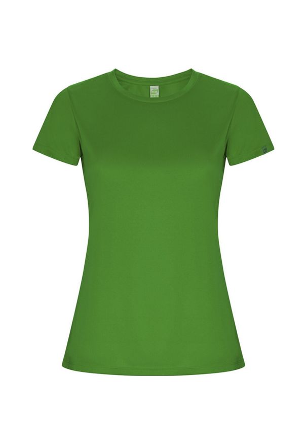 ROLY - Damska Koszulka Sportowa Imola. Kolor: zielony. Sport: turystyka piesza