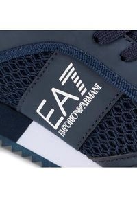 EA7 Emporio Armani Sneakersy X8X027 XK050 D813 Granatowy. Kolor: niebieski. Materiał: materiał #3