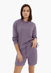 Volcano - Spodenki z dżerseju M-LULI. Kolor: fioletowy. Materiał: jersey. Wzór: gładki. Sezon: lato #1