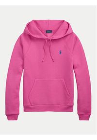 Polo Ralph Lauren Bluza 211949951011 Różowy Relaxed Fit. Typ kołnierza: polo. Kolor: różowy. Materiał: bawełna #5