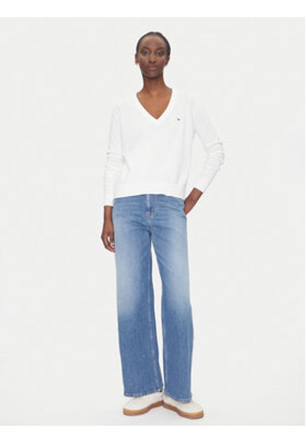 Tommy Jeans Jeansy Claire DW0DW20048 Niebieski Wide Leg. Kolor: niebieski
