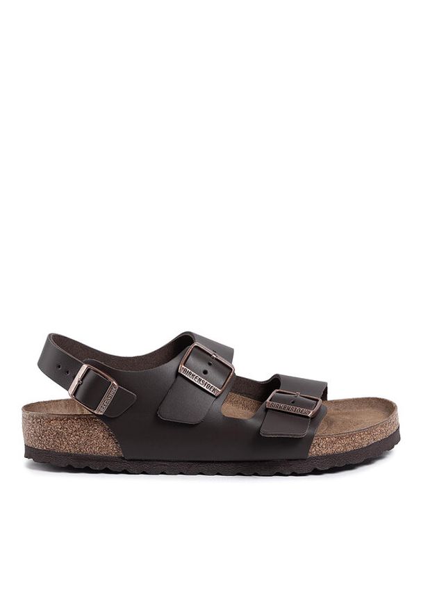 Birkenstock Sandały Milano Bs 0034101 Brązowy. Kolor: brązowy. Materiał: skóra