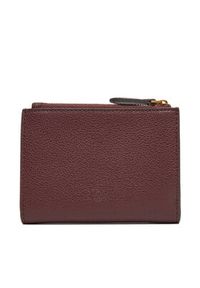 Pinko - PINKO Duży Portfel Damski Compact Wallet AI 25-26 PCPL 103612 A29Q Bordowy. Kolor: czerwony. Materiał: skóra #3