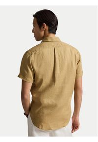 Polo Ralph Lauren Koszula 710968912502 Beżowy Regular Fit. Typ kołnierza: polo. Kolor: beżowy. Materiał: len #4
