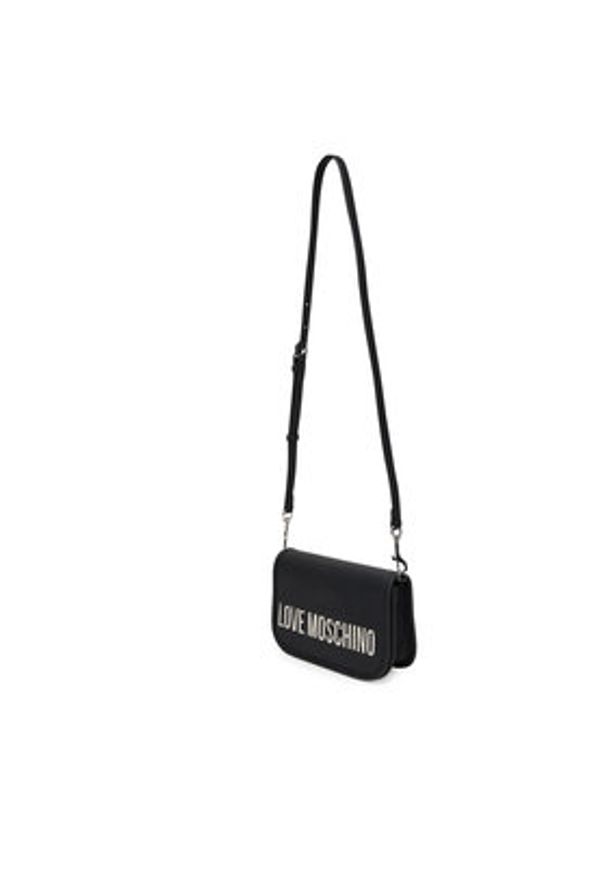 Love Moschino - LOVE MOSCHINO Torebka JC4028PP1NKD000B Czarny. Kolor: czarny. Materiał: skórzane