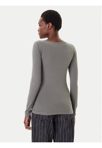 only - ONLY Bluzka Live Love 15204712 Szary Stretch Fit. Kolor: szary. Materiał: bawełna #3