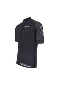 KEADA SPORTS - Męska koszulka kolarska z krótkim rękawem – Czarna. Kolor: czarny. Długość rękawa: krótki rękaw. Długość: krótkie. Sport: kolarstwo