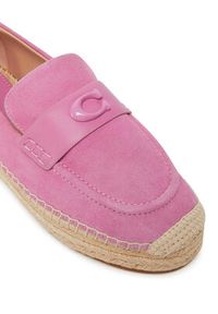 Coach Espadryle CR046 Różowy. Kolor: różowy. Materiał: skóra, zamsz