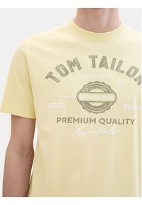 Tom Tailor T-Shirt 1037735 Żółty Regular Fit. Kolor: żółty. Materiał: bawełna #4